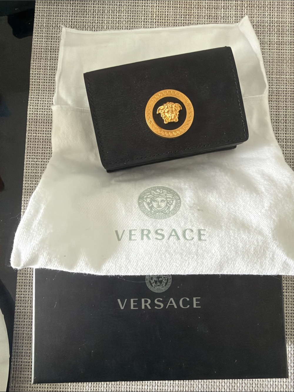 Versace Black Box with Silver Logo